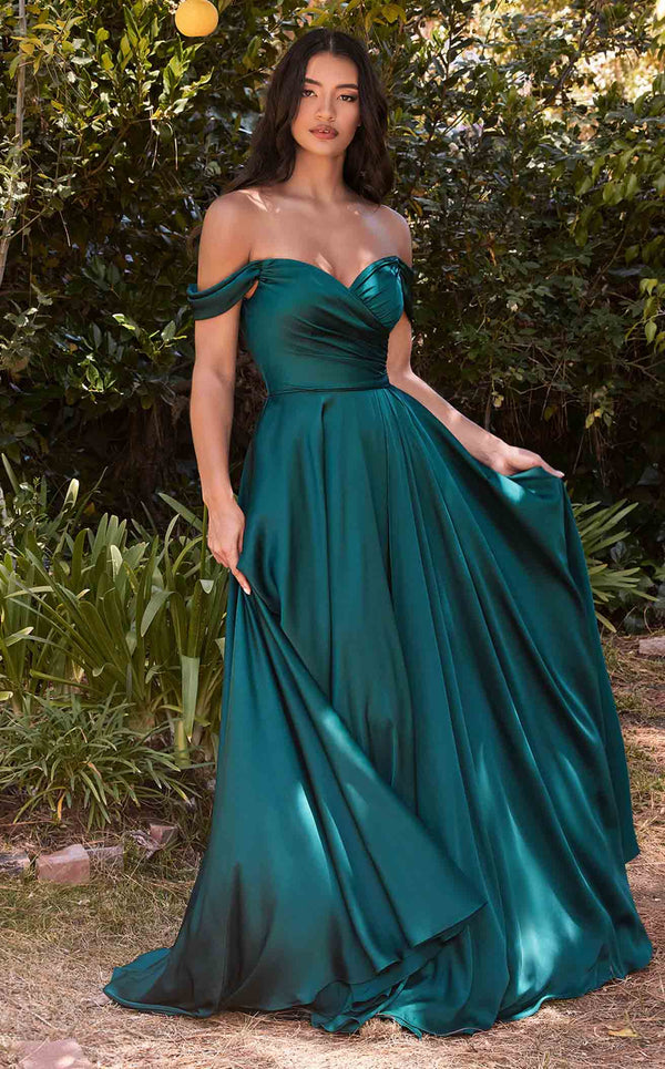 Floral Lace-up Back Bustier Satin Bridesmaid Dress With Full Skirt And  Pockets In Cottage Rose Larkspur | The Dessy Group